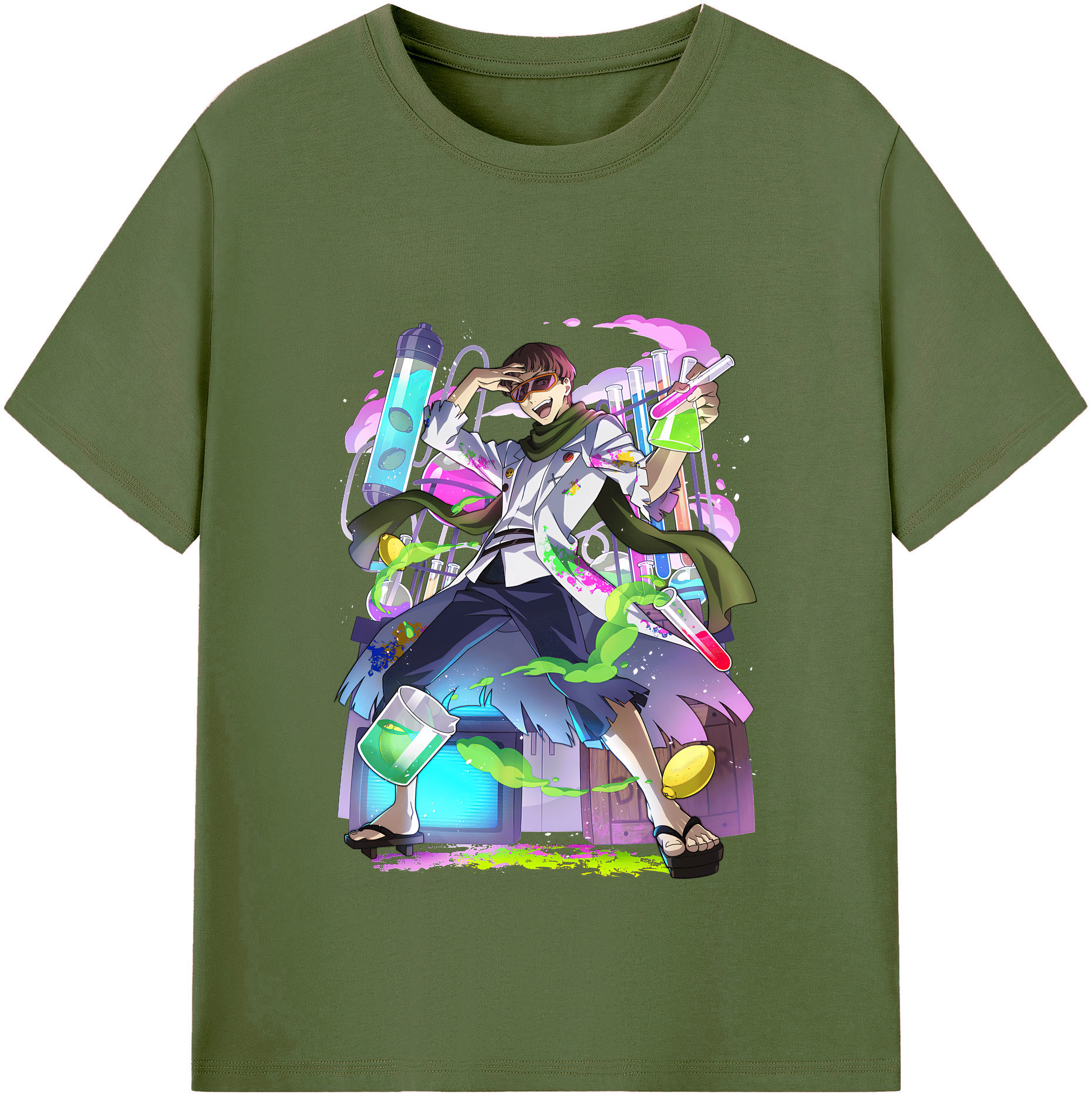 （画像用） 文豪ストレイドッグス Bungo Stray Dogs 綿100％半袖Tシャツ（フロントプリント）